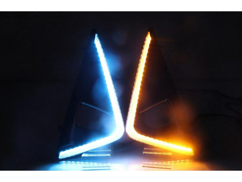 Front Bumper LED Daytime Running Lights for 2019-2021 Toyota Alphard