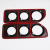 Suzuki Jimny JB75 Rear Taillight Three-Circle Frame Black Protective Cover