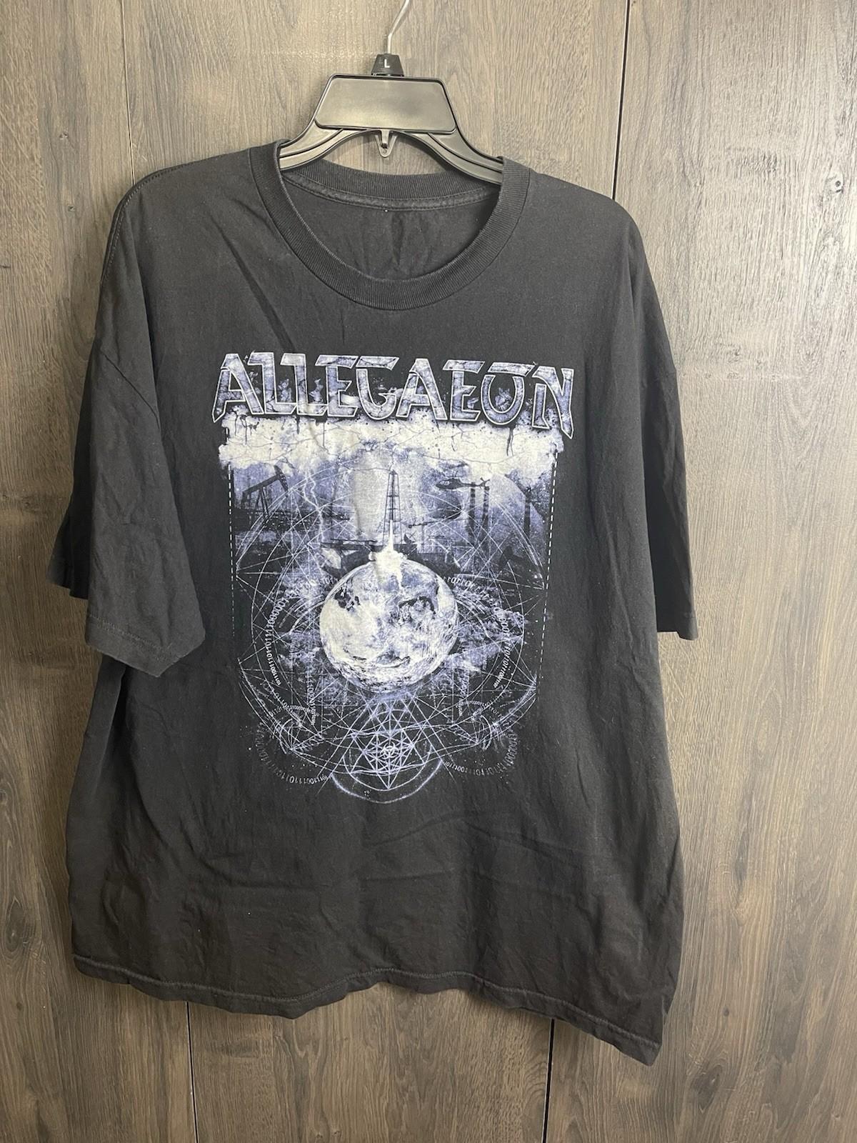 Allegaeon Erase This Carbon Plague T-Shirt Size Adult 2XL Black NWOT Unisex T-Shirt S