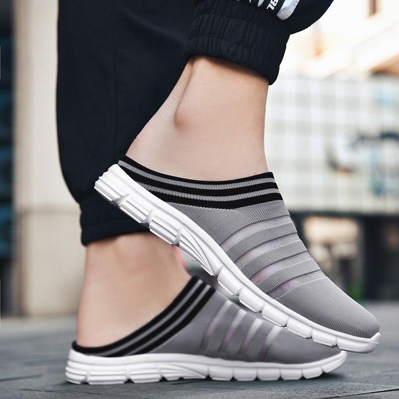 Men Shoes Lightweight Comfortable Breathable  Summer Shoes Women Flats Plus Size 35-46 Outdoor Walking Casual Shoes Men