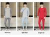 Men's Cotton Antibacterial Thermal Underwear Set for Youth - Autumn/Winter