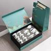 Jinge Dehua White Porcelain Gongfu Tea Set, Qianli Jiangshan Design
