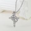 Rotatable Hollow Love Cross Diamond Pendant Necklace Premium Durable Quality Useful Practical Reliable Efficient