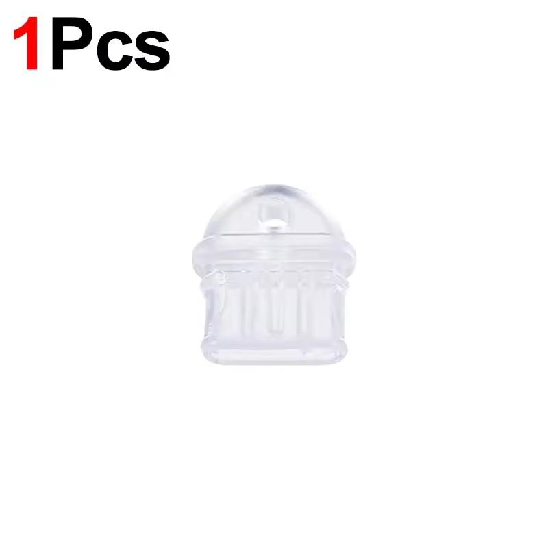 Cell Phone Dust Plugs Type C Charging Port Anti Dust Plug Clear/Black DIY Dustplugs with Hole for iPhone Samsung Xiaomi Honor