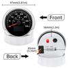 ZMFJH 0-50KMH, 0-30MPH 85MM GPS Tacho mit Antenne 7 Farbige Beleuchtung Geschwindigkeitsmesser Kilometerzähler Laufleistung COG TRIP Auto Auto Boot