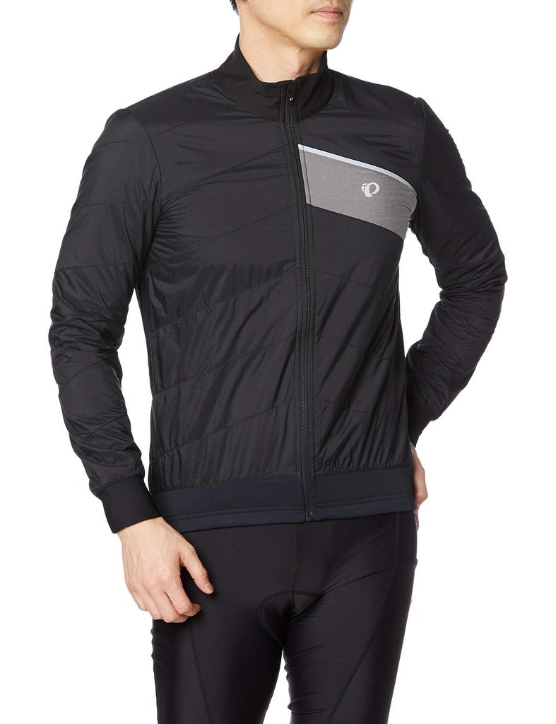 Pearl Izumi Quilted Cycling Jersey Size L 3700-BL Jacket, Men's, Black,