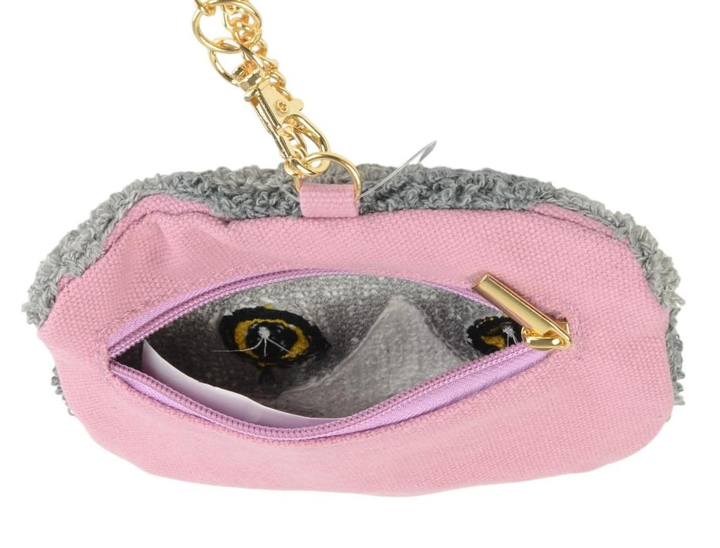 Friends Hill ouaf ouaf & miaou marché Sagara Embroidered Pouch, Skocattoo, 912106