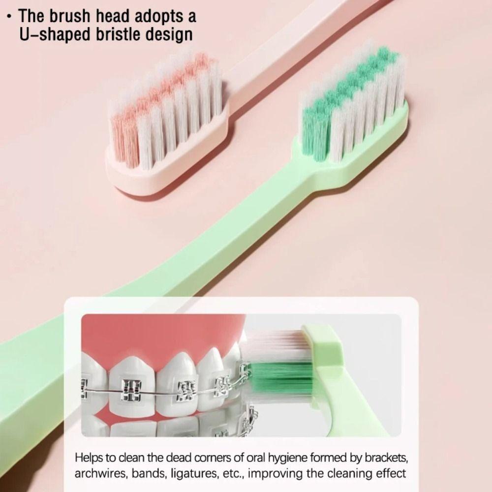 Portable Orthodontic Toothbrush Foldable Dental Brush New Travel Toothbrush  Oral Cleaning Tools