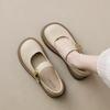 Muffin thick-soled Mary Jane shoes children's new autumn commuter single shoes light mouth versatile small leather shoes