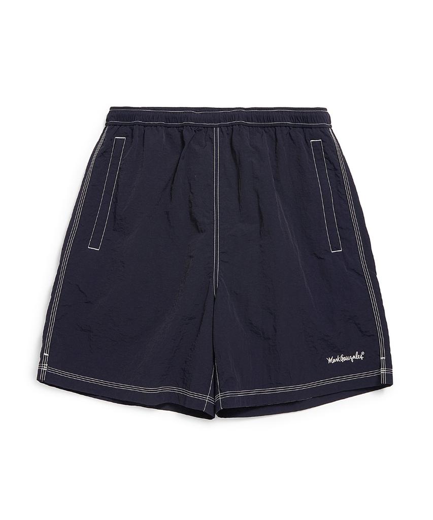 MARK GONZALES Nylon Stitch Detail Short - Navy