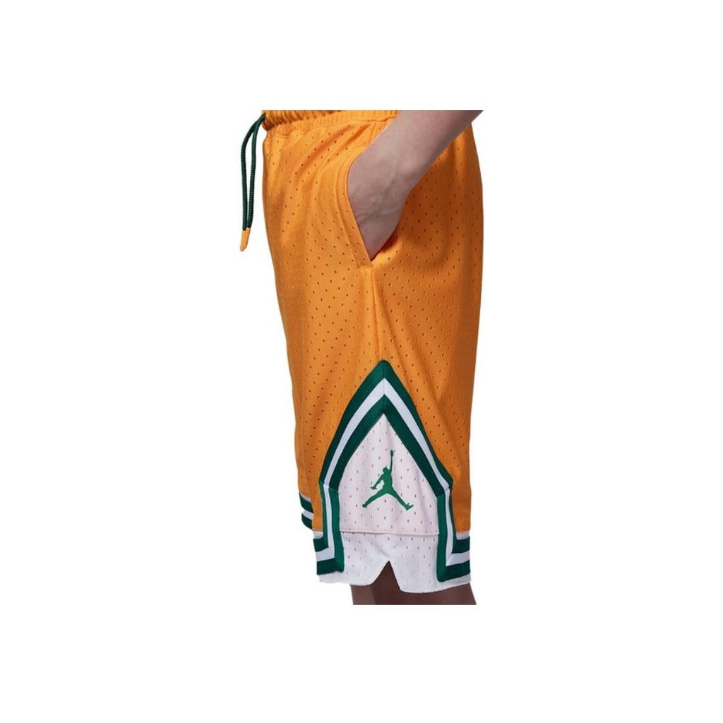 Nike Color Block Elastic Waist Comfortable Mesh Breathable Kids Shorts Kids Shorts Orange DR8097-897