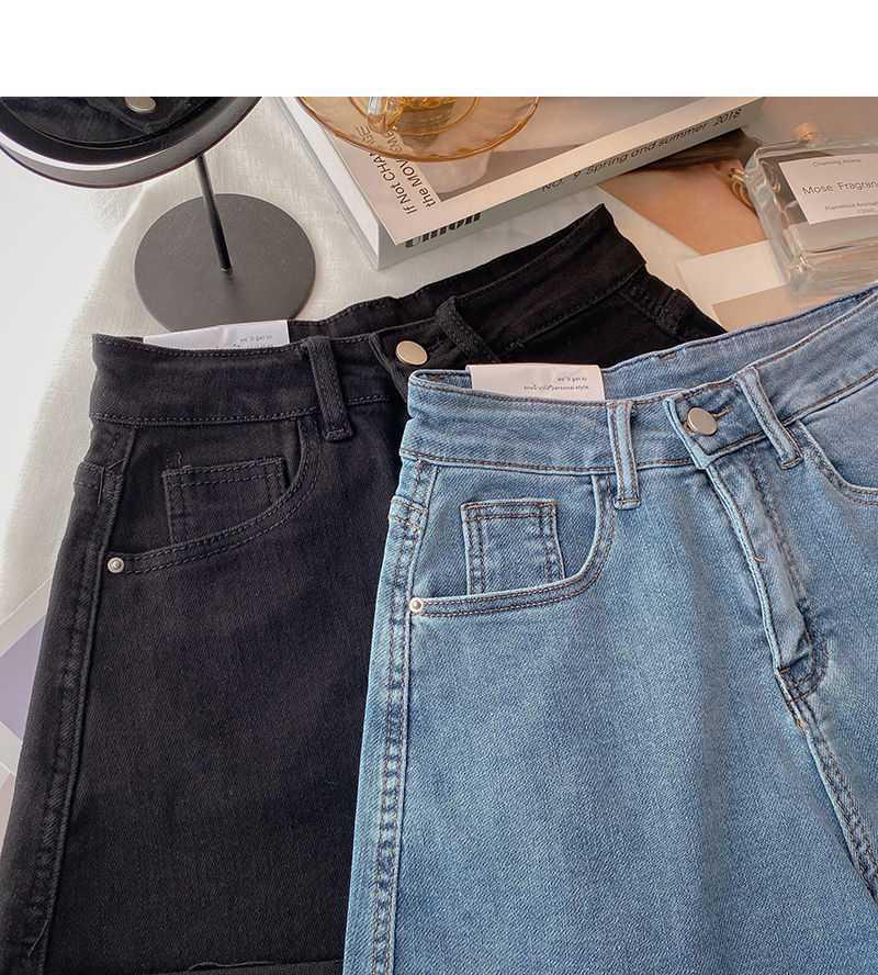 Korean High-Waisted Loose Denim Shorts - Slimming Casual Summer Hot Pants for Women