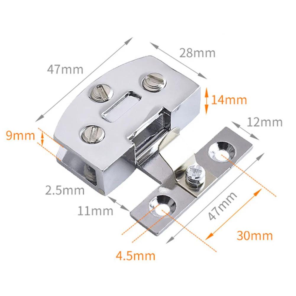 4pcs Glass Door Hinge Adjustable Clamp Inset Door Bathroom Shower Display Cabinet Cupboard Door Hinges Furniture Hardware