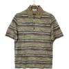 Missoni Excellent Condition All-over Print Polo Shirt Tops XS Green/Brown/YellowUsed