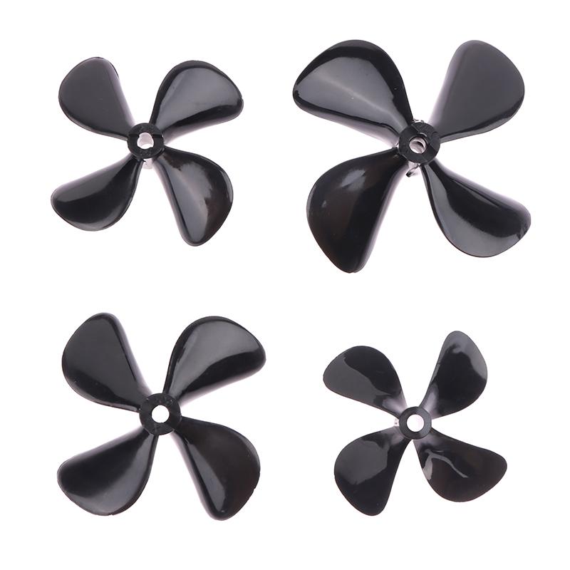 2Pcs 4Mm Rc Boat Four Blades Paddle Positive/Reverse Boat Propeller High Strength Screw D50/55/60/70Mm