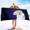 Serie Motivo Astronauta Asciugamano da Spiaggia Vacanza al Mare Asciugamano da Bagno Asciugamano Sportivo