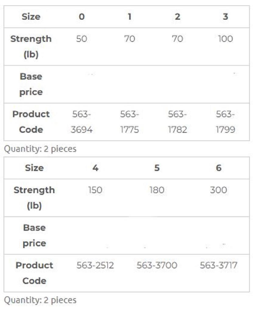 Xesta BB Hard Lock Snap Swivel Size 5 180 Lb , 2 Pieces (3700)