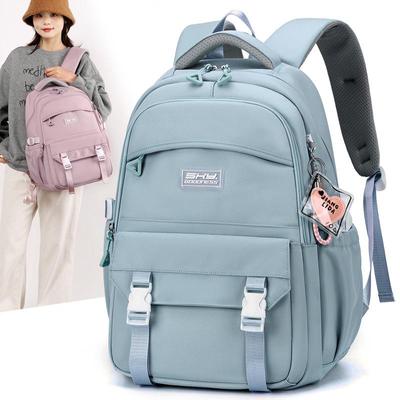 Women's Large-Capacity Backpack for Students - Casual, Japanese Style