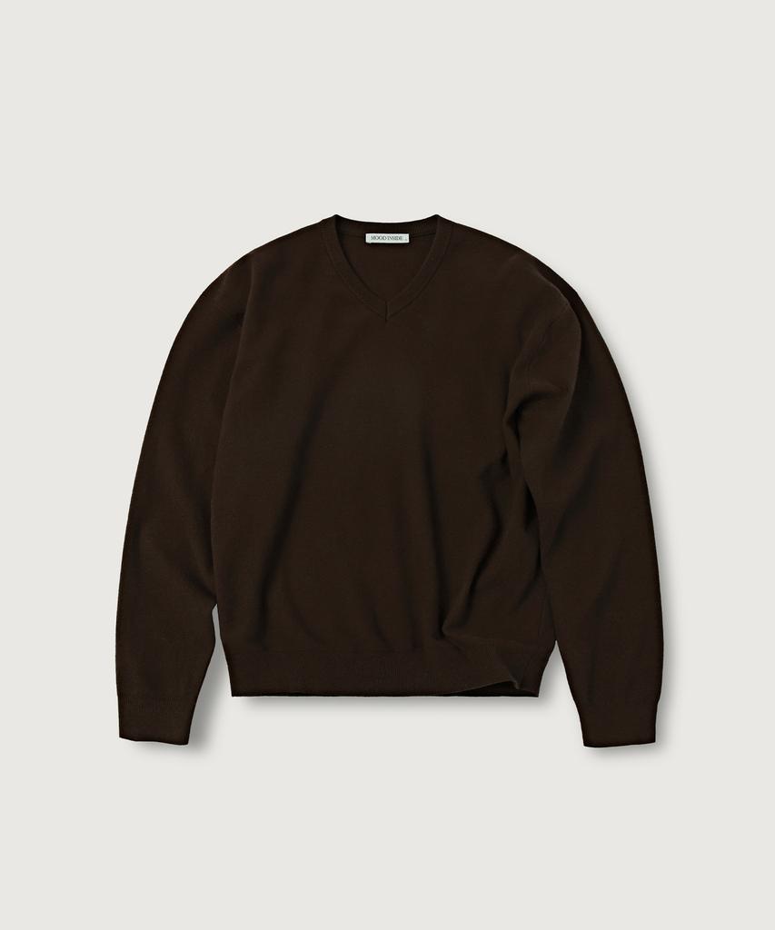 MOOD INSIDE Essential Mood V-Neck Knit_7 Colors