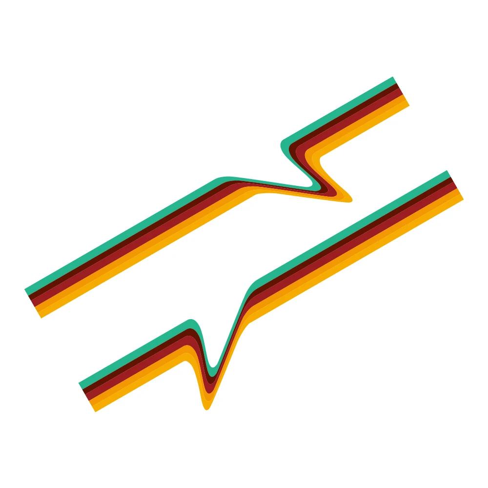 

Car Door Side Striped Stickers Vinyl Decals For SUZUKI JIMNY 2 Door and 4 Door Self-adhesive Auto Body Decoration Accessories For 2 Door
