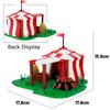 MOC Medieval  Scene Building Blocks Military Camp Viking Warrior Soldiers Tent Outpost Pirate Ship Stable Castle Wall Bricks Toy