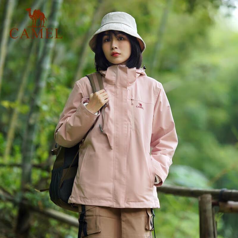 CAMEL Women's 3-in-1 Windproof Waterproof Fleece Jacket