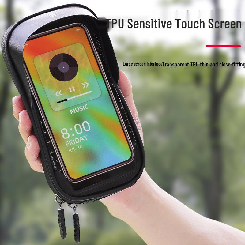 Waterproof Bicycle Top Tube Phone Bag for Mountain Bikes