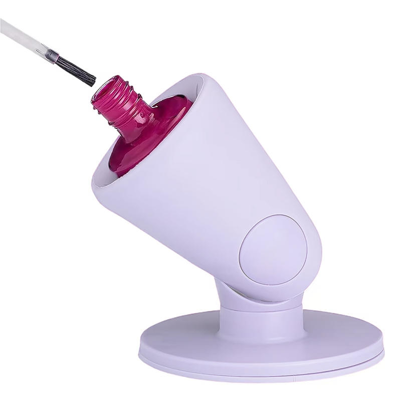 Silikonowy uchwyt na lakier do paznokci stojak na butelkę z lakierem do paznokci DIY Salon lakier do paznokci stojak na butelkę narzędzia do paznokci akcesoria