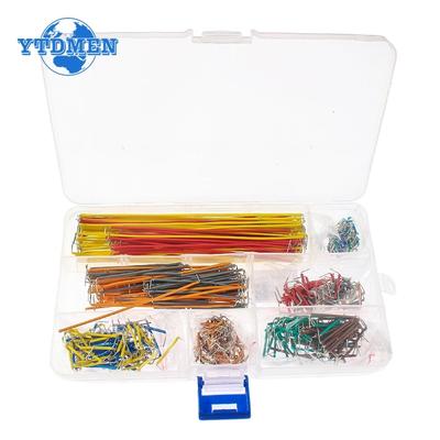 65-840 Stück Steckbrett-Überbrückungsdraht-Kit, 14 Längen sortiert, für Steckbrett, DIY, universelles 24 AWG 26 AWG Protoboard-Kabel