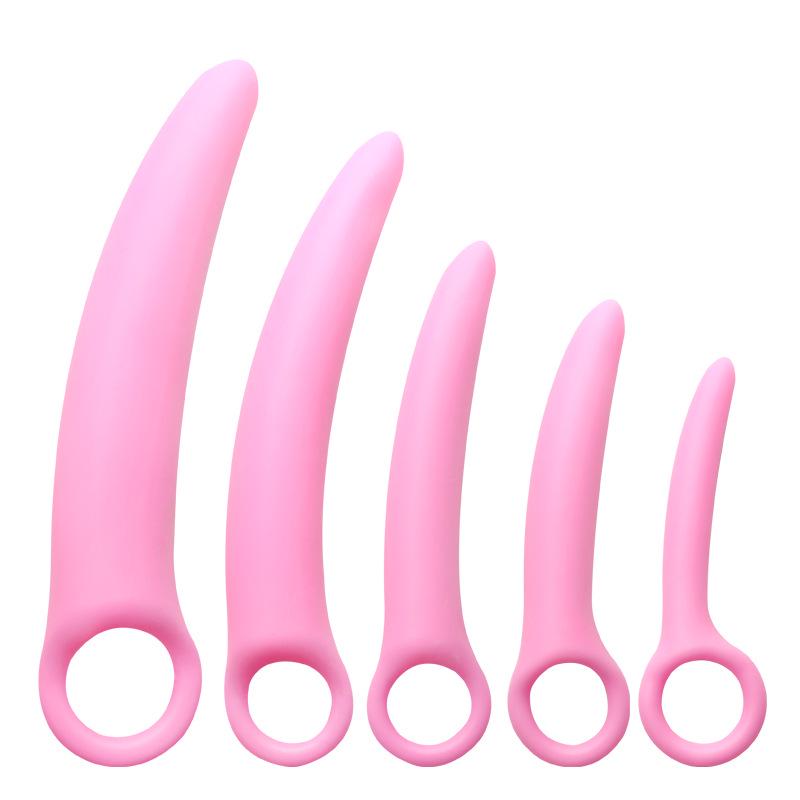 Crescent Female Vibrator: Hand-Pulled Anal Plug for SM Training & Adult Play