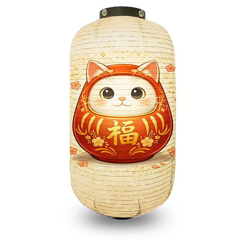Japanese Maneki-neko Hanging Lantern for Hot Pot Restaurant Bistro Sashimi Cuisine Ramen Sake Lantern Outdoor Festival Decor