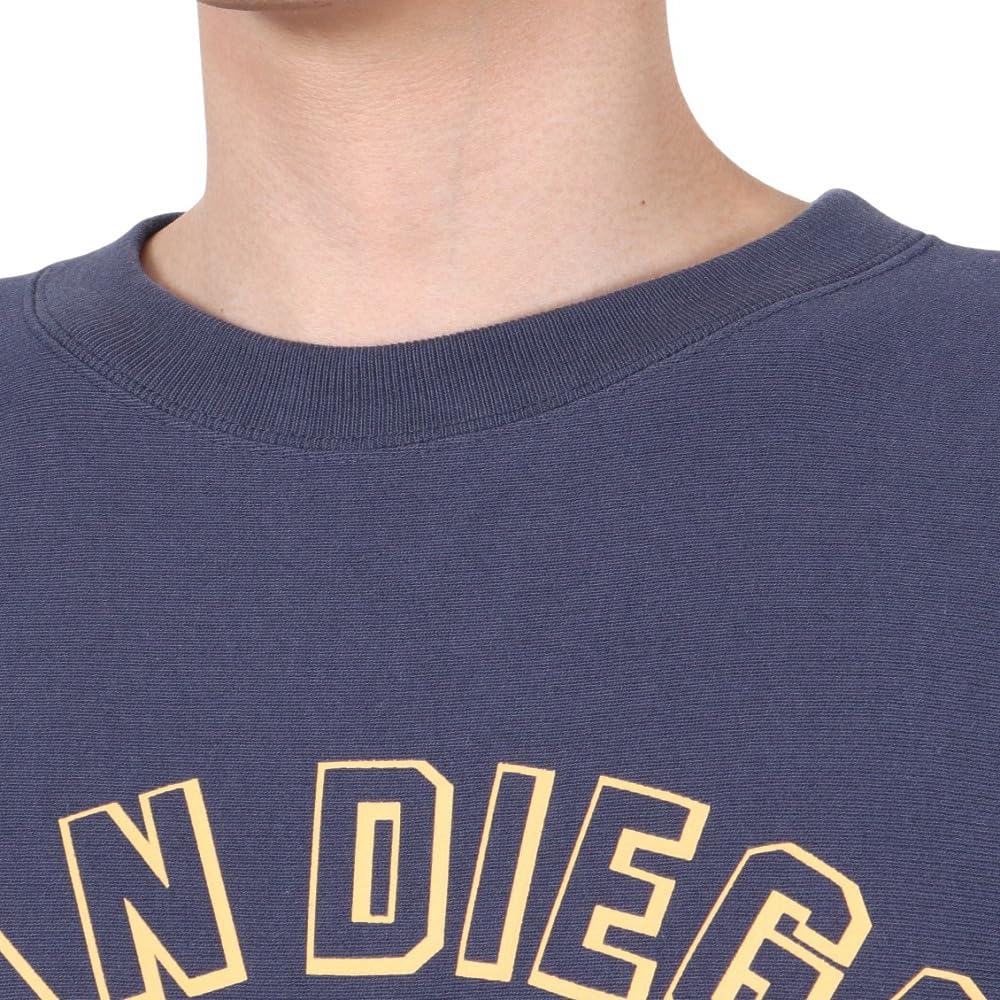 Champion Langarm Rundhals Grafik REVERSE Dunkles Herren-Sweatshirt, 11,5 oz, Fleece-gefüttert, Print, WEAVE®, Marineblau, C3-A022