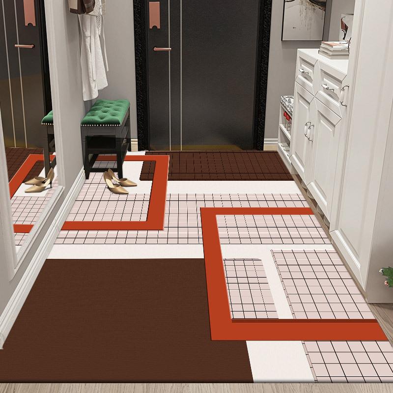 Entrance Carpet Classic Floor Mat Dust Scrapping Home Soft Pastoral Style Carpet Retro Decor Rugs