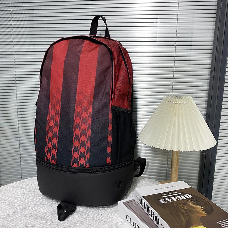 Men's Colorful Multifunctional Football Training Backpack with Shoe Compartment and Large Capacity