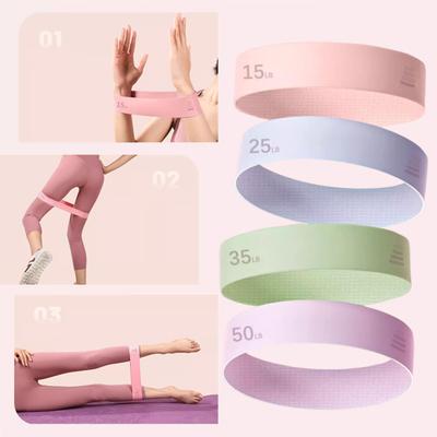 Faixa de resistência de silicone para pernas, glúteos, construção de quadril, levantamento de peso, treinamento de força, ioga, academia