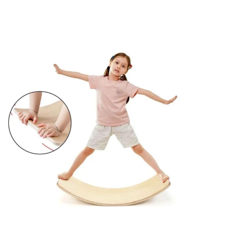 Balance board  Wooble Lama Smile pink