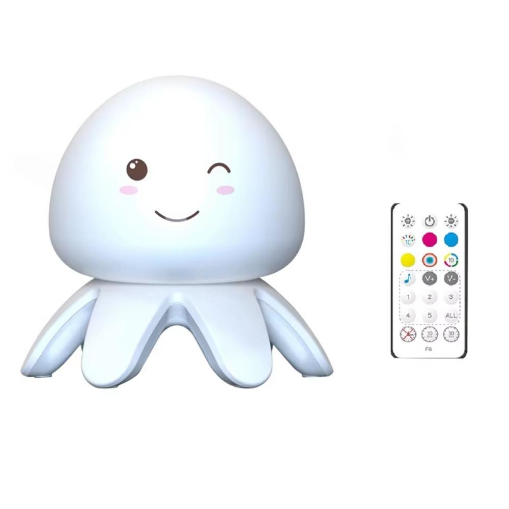 Touch/Remote Control LED Jellyfish Table Lamp Adjustable Silicone Jellyfish Light  Birthday Present