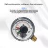0-60 PSI Y50 Dual Dial Pressure Gauge for Air Water Oil Robust and Precise