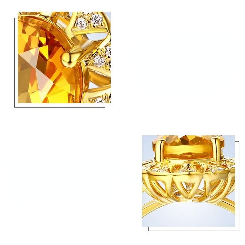 Sace Gems Classic Copper Alloy Zircon Ring Ladies Jewelry Wedding Promise Party Gift