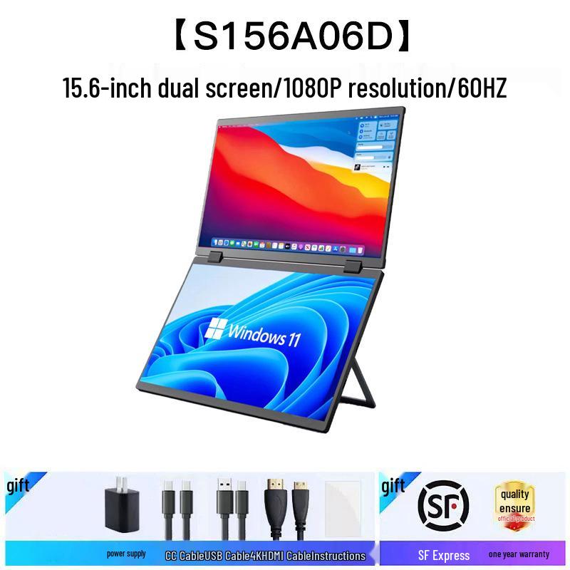 15.6" 4K Touch OLED 144Hz Portable Display for Switch