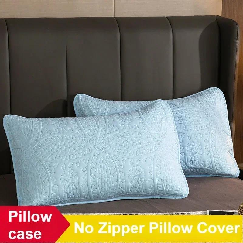 Waterproof Pillowcase Cotton Oil Antibacterial Anti-mite Pillow Protective Case Home Decoration Latex Pillows Cover 48x74cm
