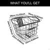Front Electric Bikes Basket Universal Decoration Metal Bicycle Storage Cargo Rack for Outings