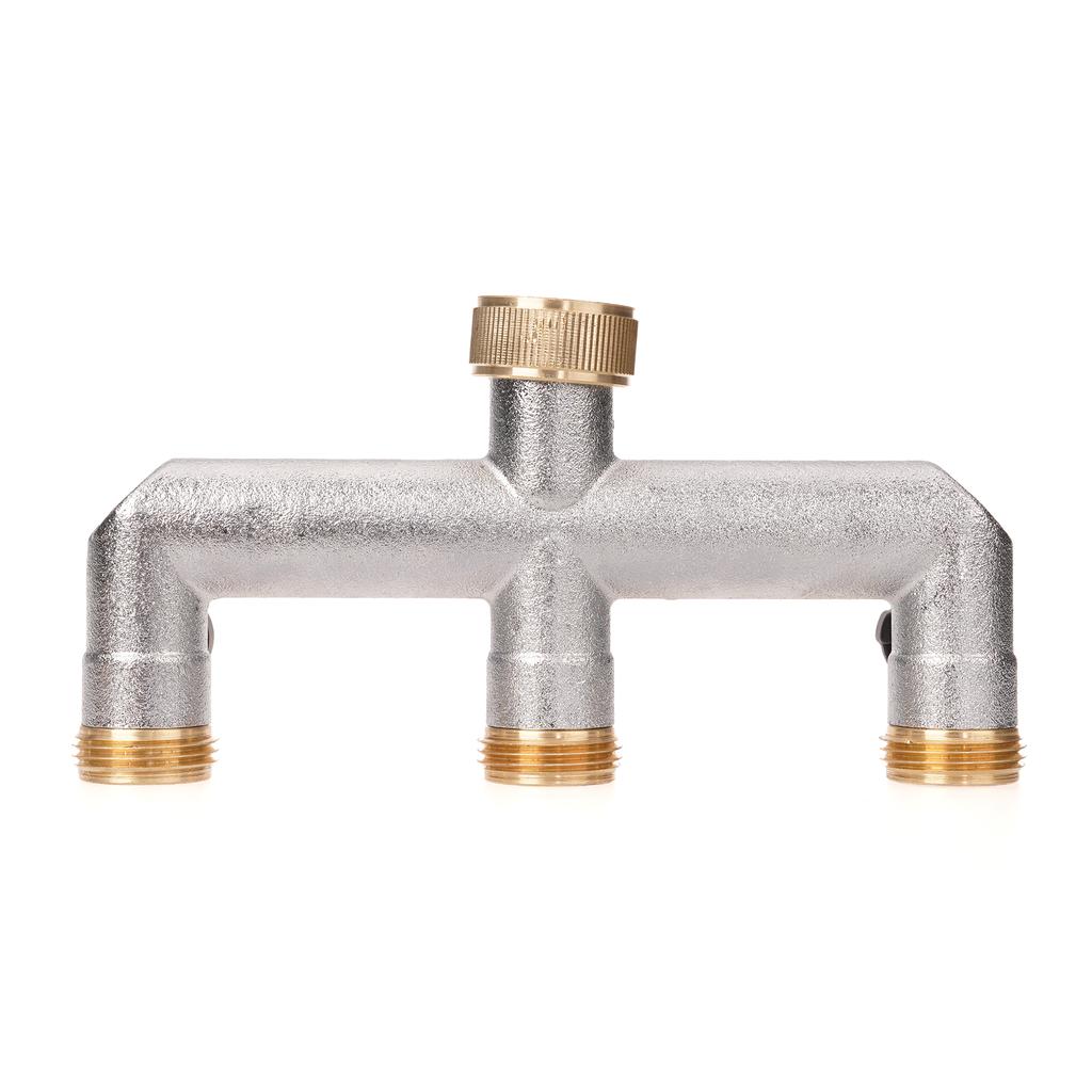 Uprgades 3 Way Tap Adapter Convenient 3 Way Water Distribution Easy To Use 3 Way Water Adapter Flexible Water Adapter