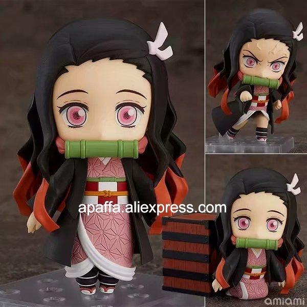 Demon Slayer Agatsuma Zenitsu Anime Figure 1194 Kamado Nezuko 1193 Kamado Tanjirou Action Figure Kimetsu No Yaiba Figurine