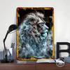 Blue Hue Vape Lion Tin Plaque Poster Customized Wall Art Retro Vintage Metal Signs for Man Cave Gaming Room Decoration At Home
