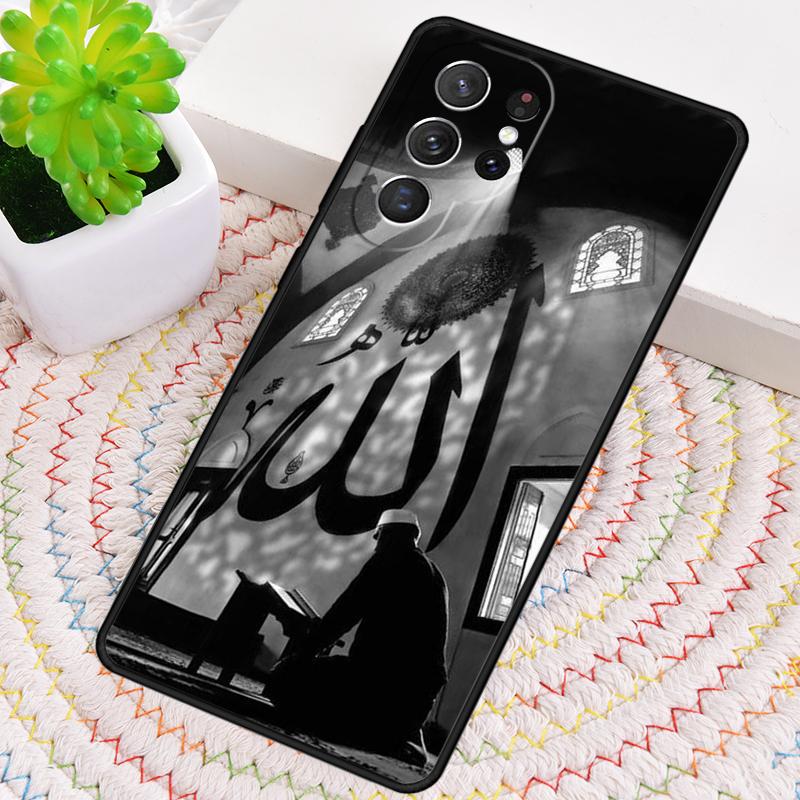 Islamic Muslim Bismillah Silicone Phone Case For Samsung Galaxy note 10 pro S26 S25 S24 S23 S22 S21 Plus S25Ultra Capa Cover