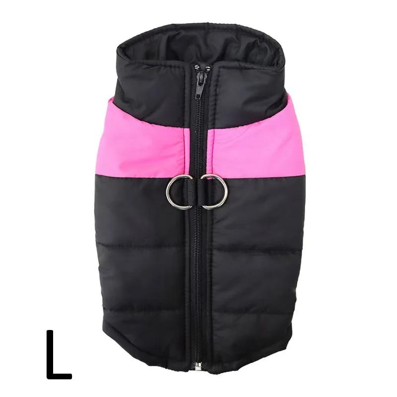 Waterproof Warm Dog Clothes Pet Coat Winter Vest Padded Zipper Jacket Dog Clothing for Small Medium Big Dogs Outfit