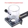 Portable Circle Cutting Jig for Electric Trimming Machine Wood Router Milling Circle Slotting Base DIY Tools with Scale
