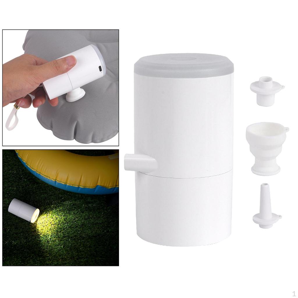 Air Mattress Pump Electric for Inflator Deflator Beds Floats Rafts Boats Swimming Beach