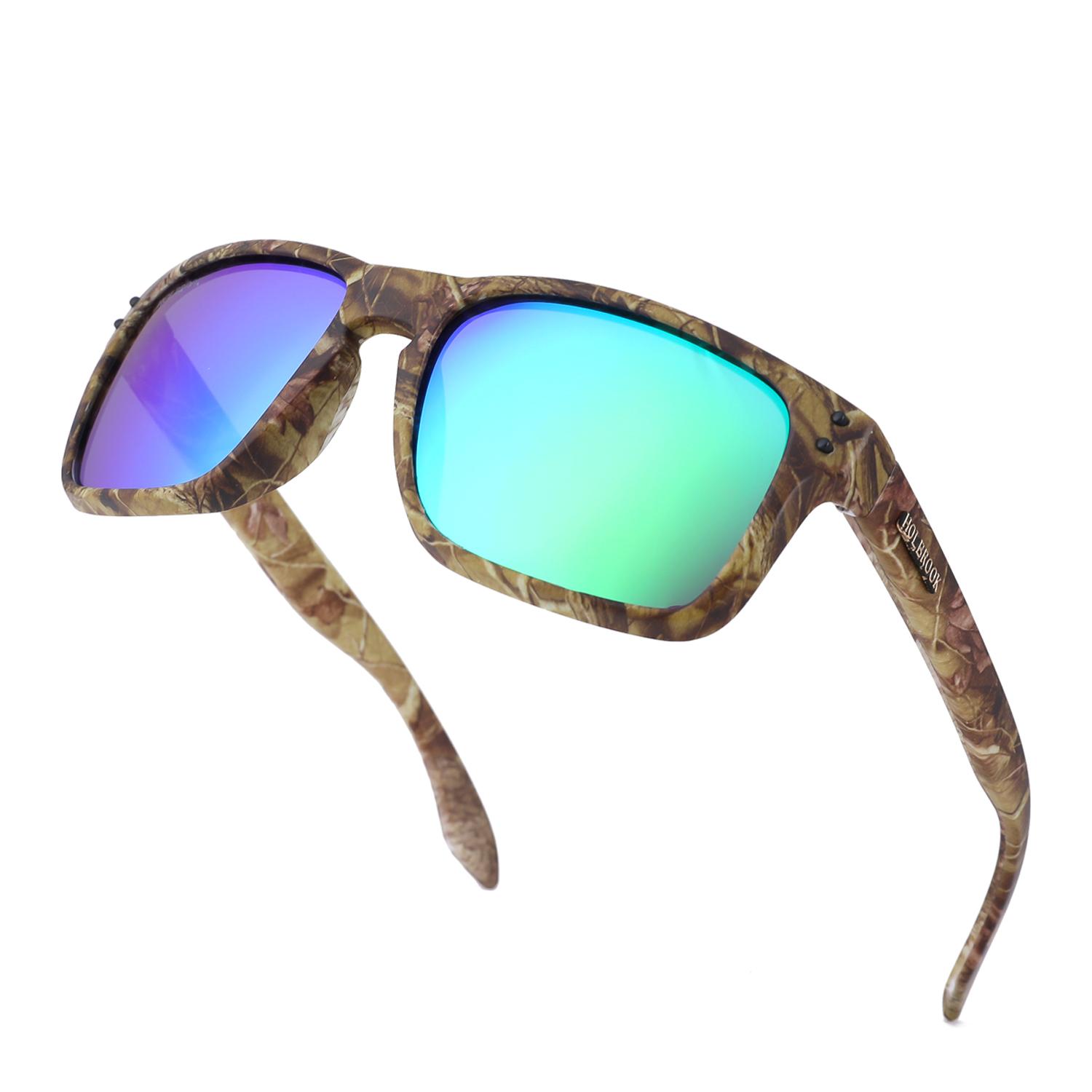 Retro Sunglasses for Men Women UV400 Protection Trendy Rectangular Frame for Traveling Driving Fishing Fashion